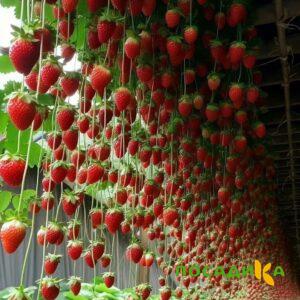 Клубника ампельная Анастасия купить по цене от 370р. в интернет-магазине «Посадика» с доставкой почтой в в Наволокие и по всей России – [изображение №1].